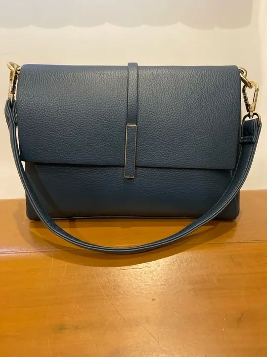 Bolsa Azul nova com 2 alças 