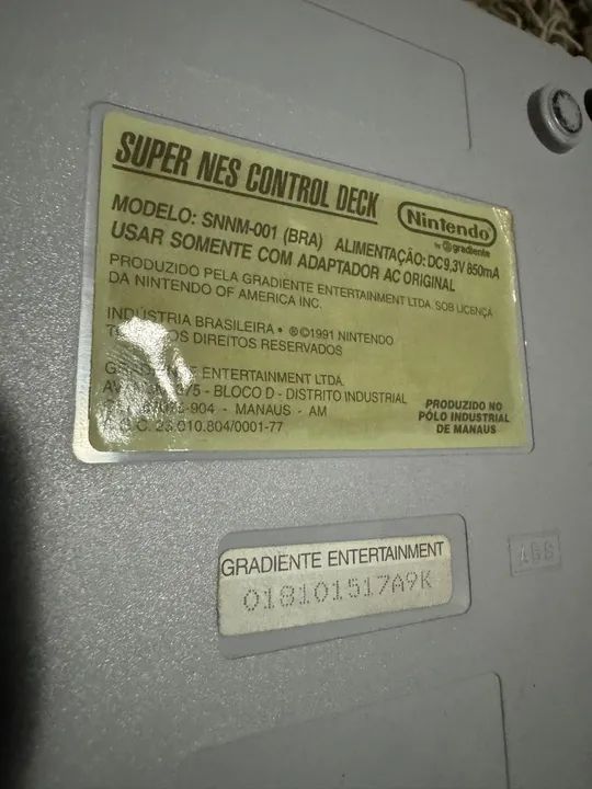 Super Nintendo Baby - Impecável  - Foto 3