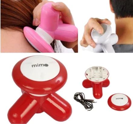 Mini Massageador Polvo Portátil Corporal Recarregável Usb z249  - Foto 4