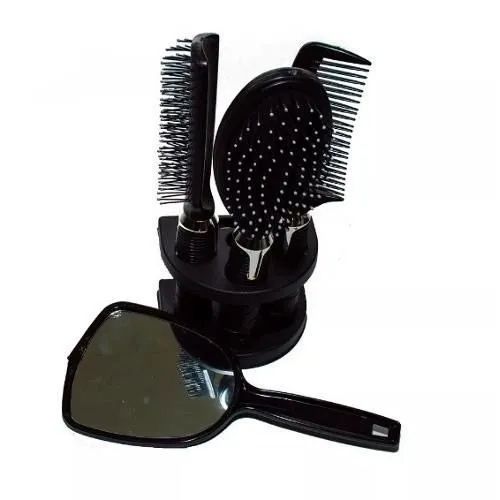 Kit C/2 Escovas Cabelo Pente E Espelho 7311207 - Foto 4
