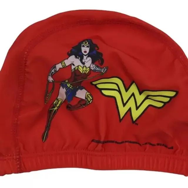 Touca Natação Infjustice League Bel 92900 20x14cm Poliamida Mulher Maravilha