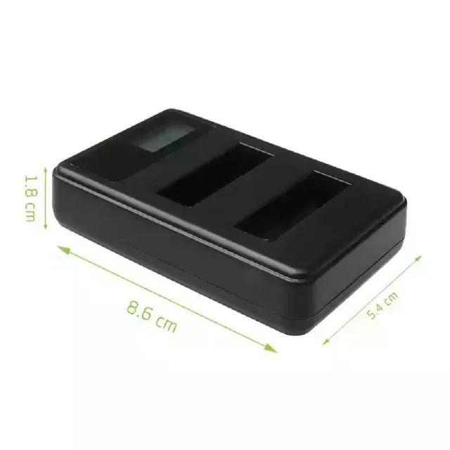 Carregador duplo LCD para gopro hero 4 - COD 1225 - Foto 2