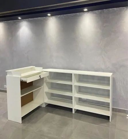 BALCÃO VITRINE CAIXA FECHADO - NOVO - ENTREGA RÁPIDA  - Foto 2
