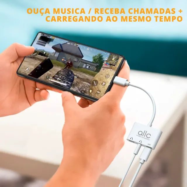 Adaptador Usb Tipo C P2 Fone Microfone S20fe S21 Note 10 20 - Foto 4
