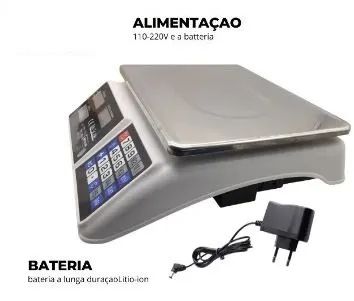 Balança Digital 40kg 1g com Bateria Bivolt (Compra Mínima: 5 Unidades) - Foto 3