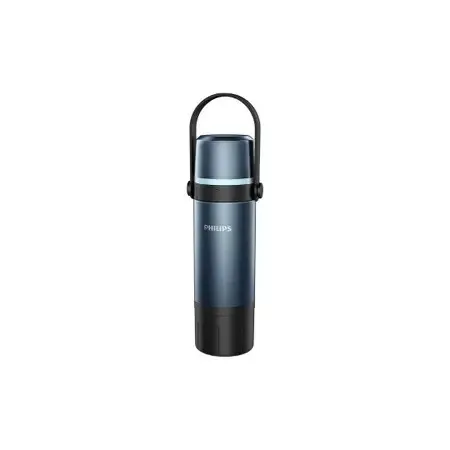 Garrafa Térmica Inox Parede Dupla 650ml Phillips Café Água Cor Azul