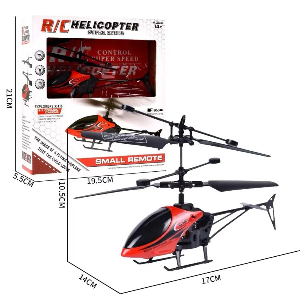 Avião  Helicóptero  com Controle Remoto Indução Infravermelha Brinquedo cores - Foto 2