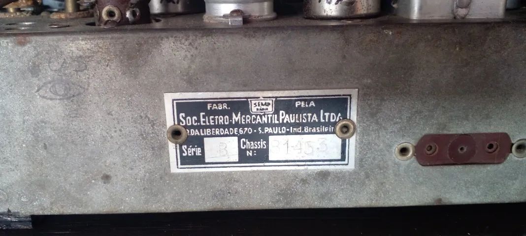 Radio Semp Antigo Valvulado - Foto 3