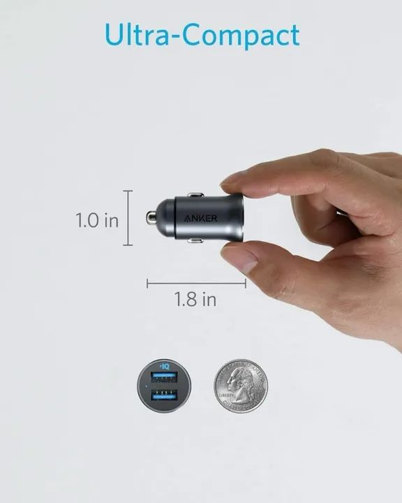 Carregador Veicular Anker 24W - Foto 3