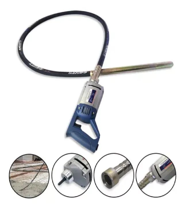 Vibrador De Concreto Mangote 35mm X 2,5m P/ Coluna Menegotti