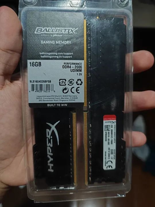 Memória RAM 24GB DDR4 - USADA