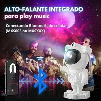 Projetor galáxia astronauta Bluetooth  - Foto 3