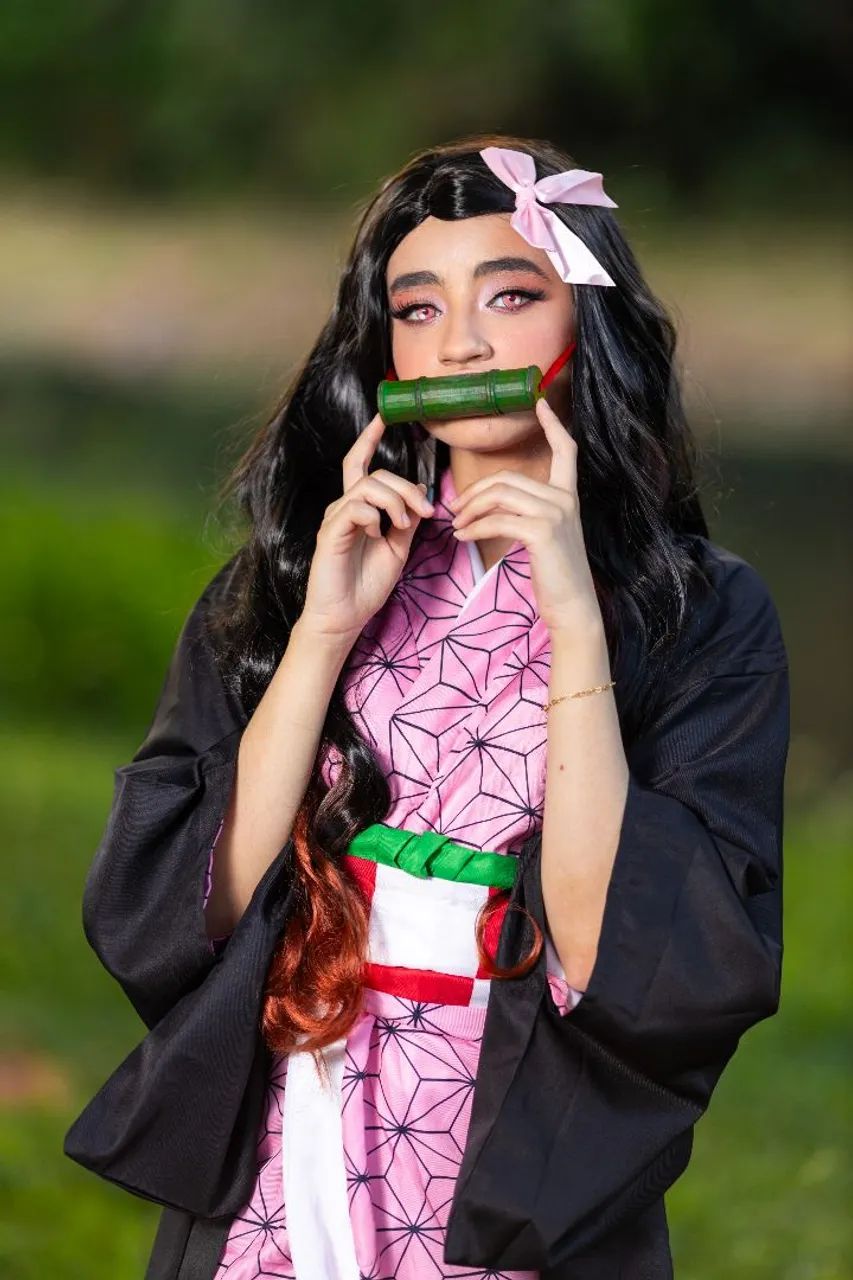 Cosplay Demon Slayer - Nezuko Kamado - Foto 3