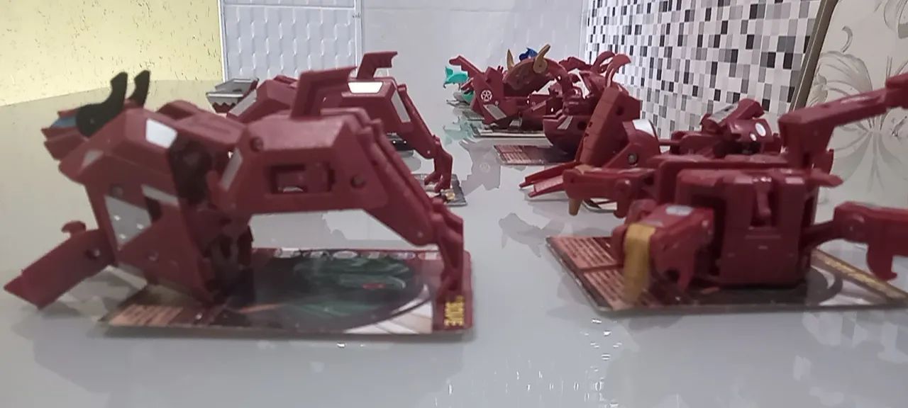 Bakugan Maxus Dragonoid 7 em 1 + 8 cartas Bakugan + 4 bakugans + 1 hand spinner - Foto 5