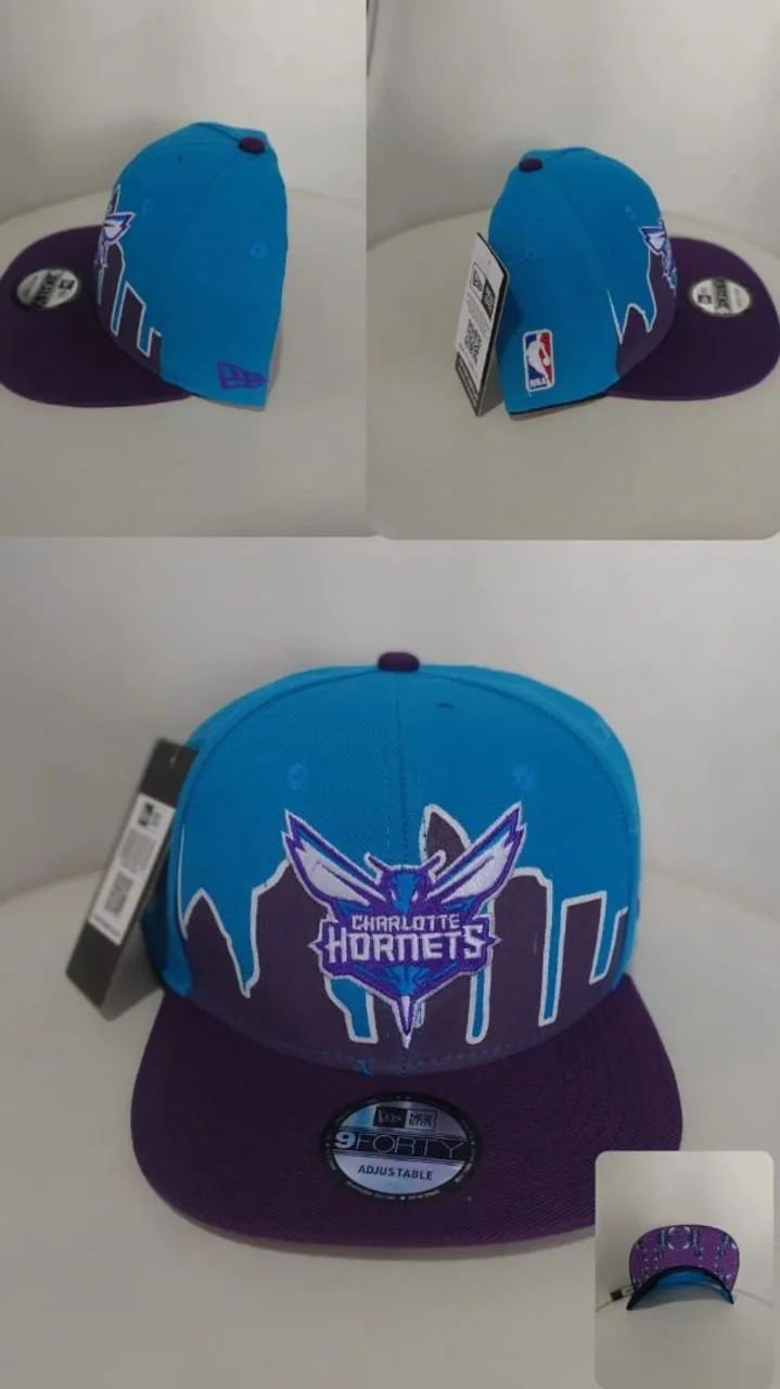 Boné Charlotte Hornets New Era 9FORTY
