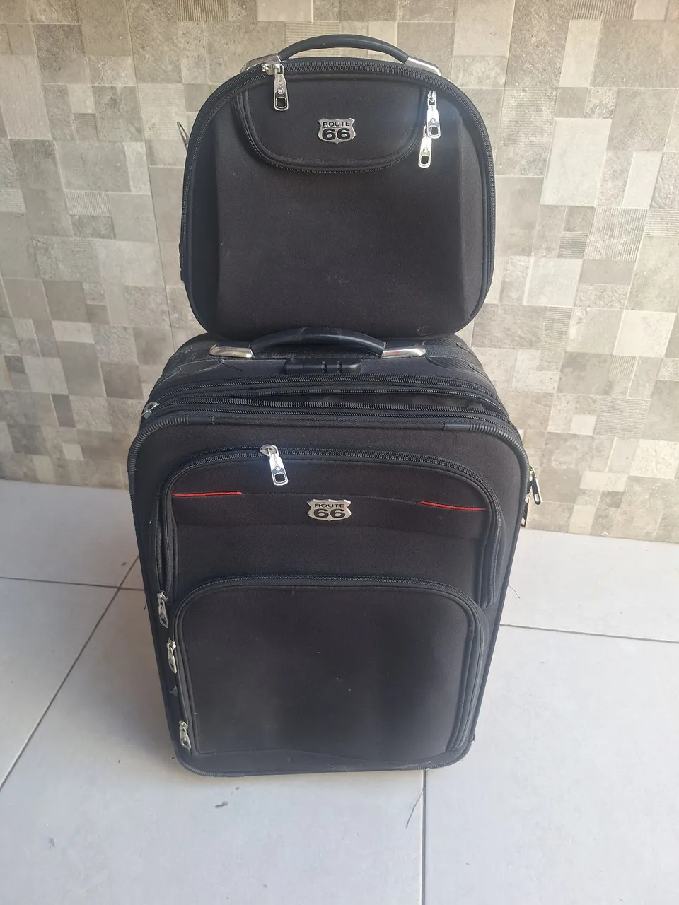Conjunto de malas de viagem Route 66