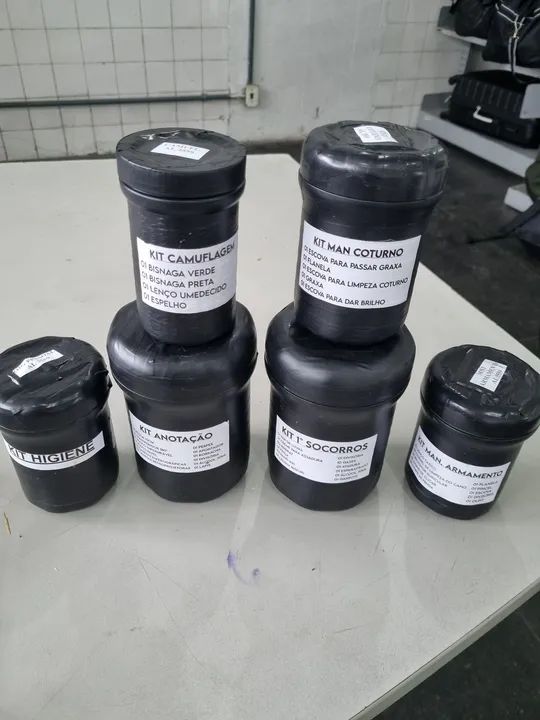 Kits para acampamento (exército) (Novos)