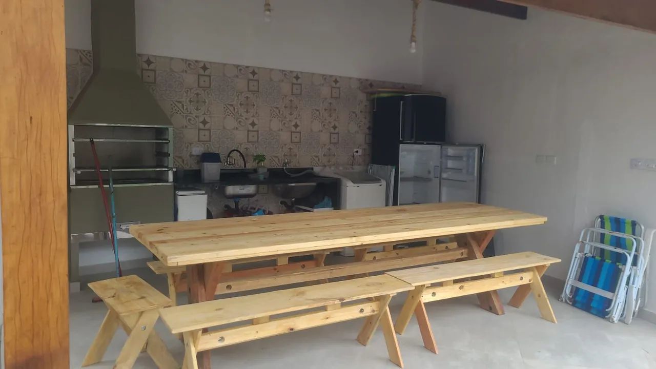 Mesas rusticas para sua área  gourmet  - Foto 3