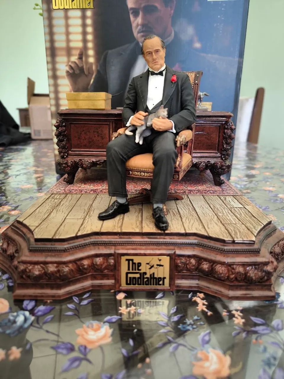 Iron Studios Don Vito Corleone - O Poderoso Chefão Deluxe 1/10 