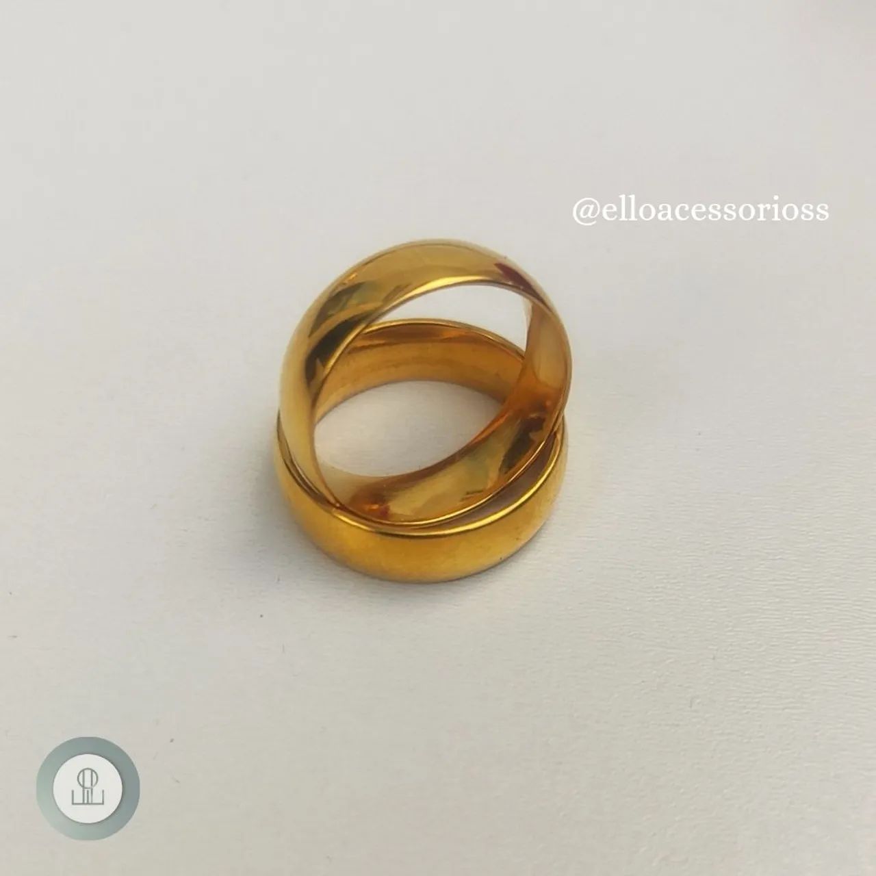 Par de alianças Banhadas a ouro 18k  - Foto 3