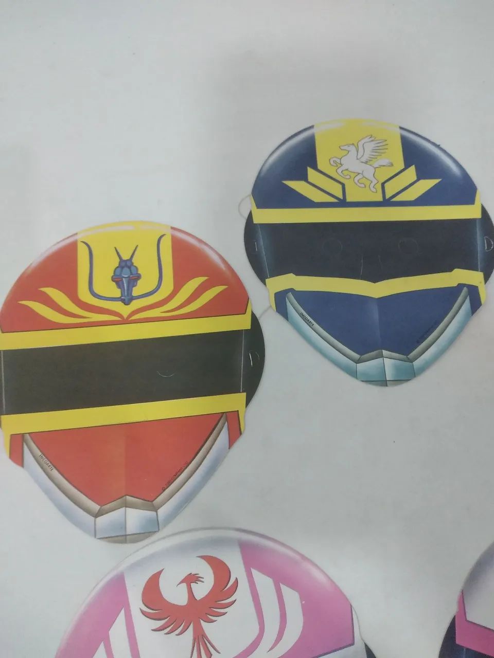 Máscaras Esquadrão Relâmpago Changeman Coleção completa - Foto 4