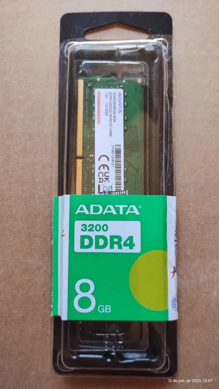 Bateria de notebook & ADATA 8 GB