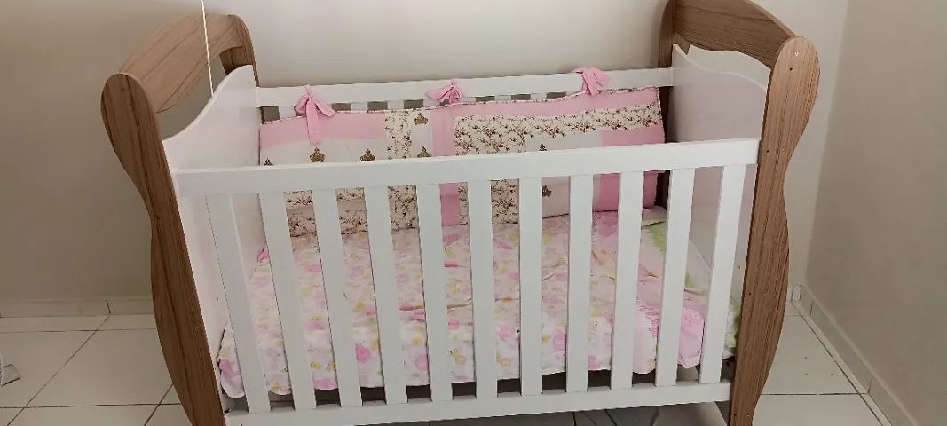 Berço americano nunca usado cor branca  - Foto 4