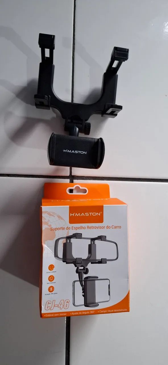 Suporte de celular para carro para usar no retrovisor  - Foto 2
