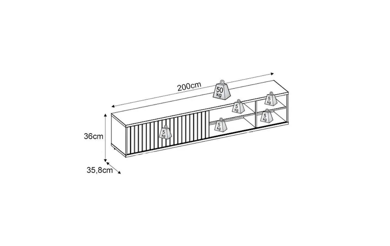 Rack suspenso e Painel marmorizado.  - Foto 4