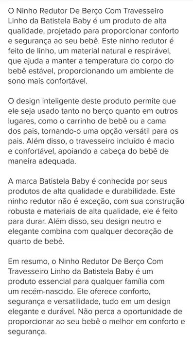 Ninho para Bebê - Macio e Confortável - Foto 4