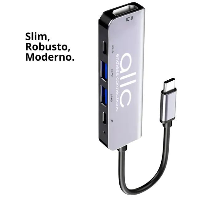 Adaptador Tipo C Para Hdmi 4k Hub Usb 3.0 Dex Mode Mac Apple - Foto 4