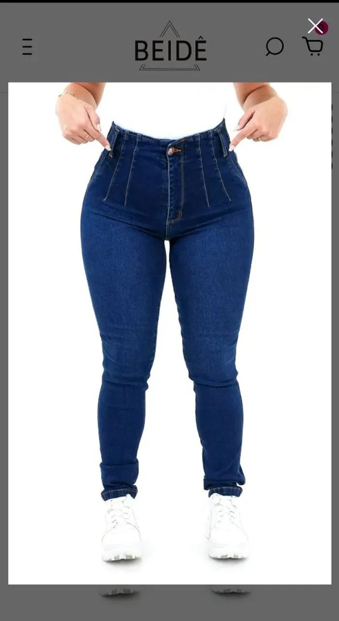 CALÇA JEANS FEMININA - HIPER MODELADORA CURVES