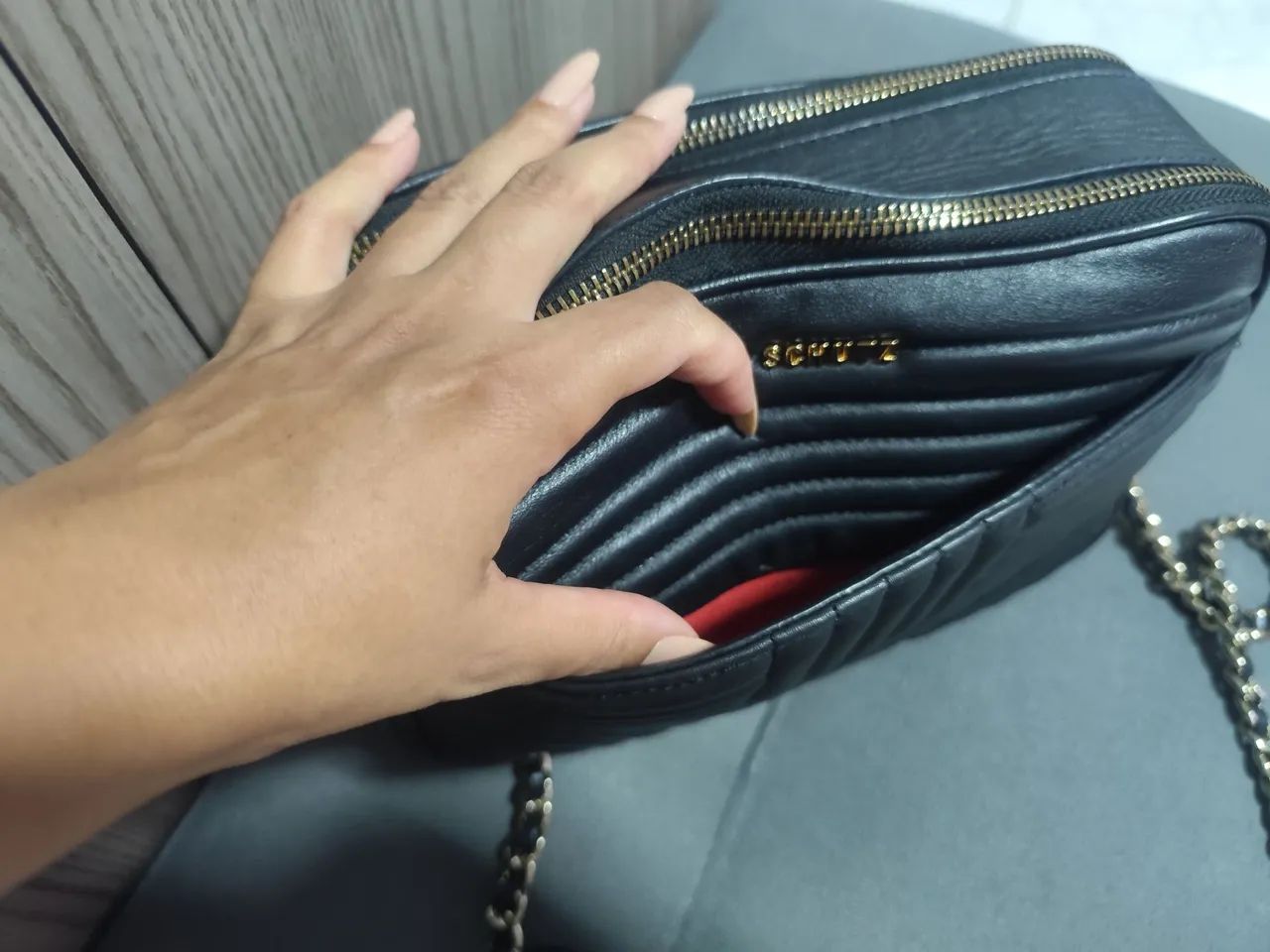 Bolsa Schutz Preta - Foto 4