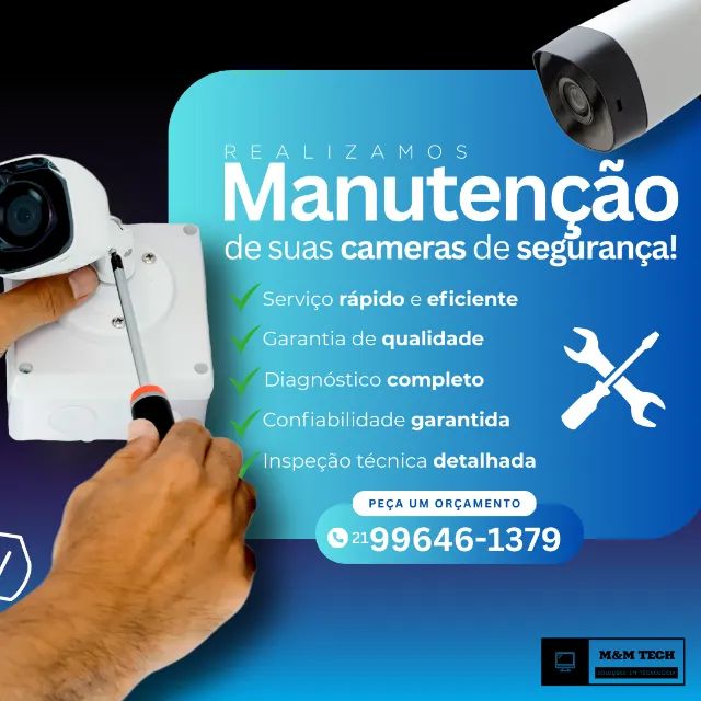 Manutenção de Câmeras CFTV