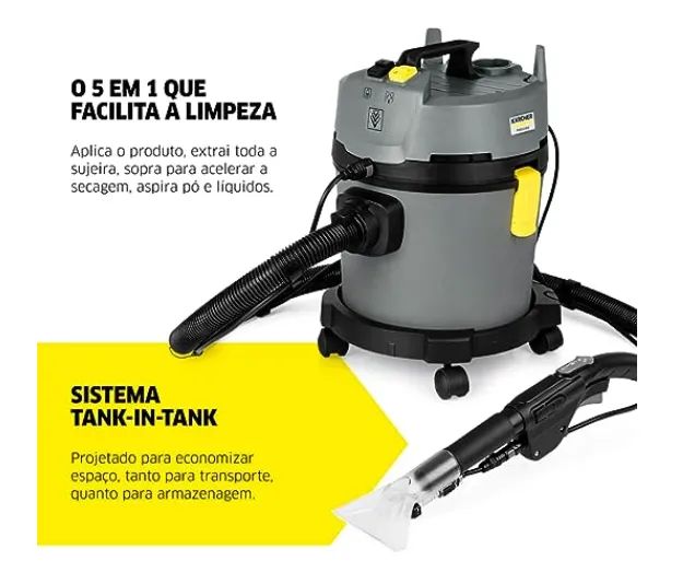 EXTRATORA Limpadora de estofados extratora Puzzi 4/15 Classic karcher - Foto 3