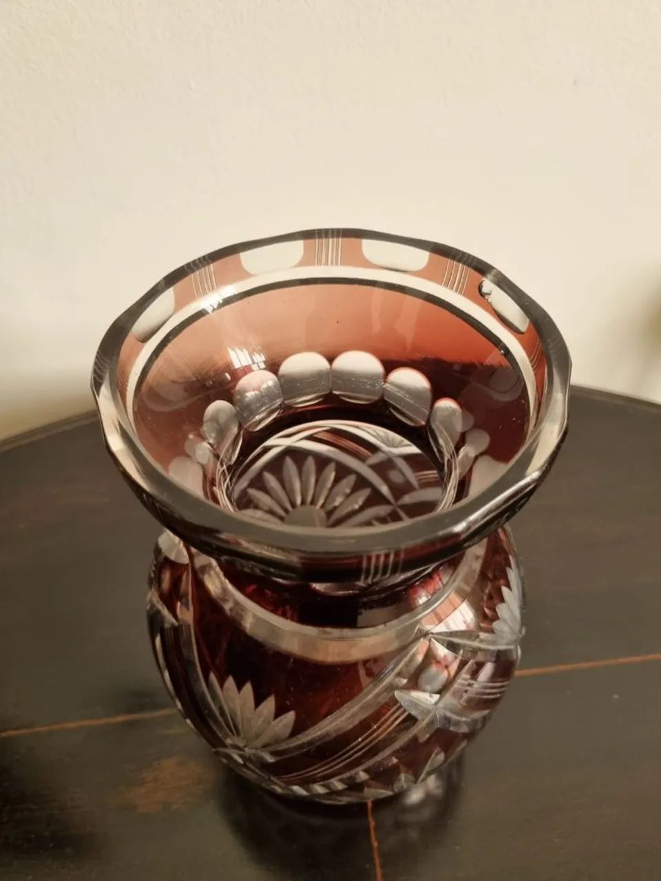 Vaso de cristal na cor Rubi - Foto 3