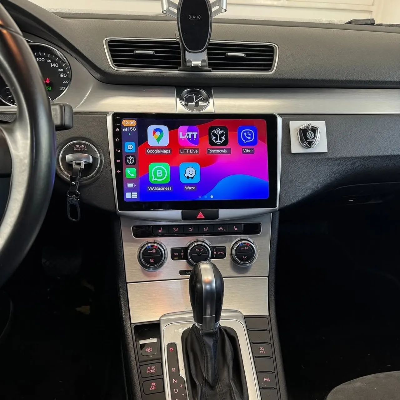 Central multimídia Android para VW Passat