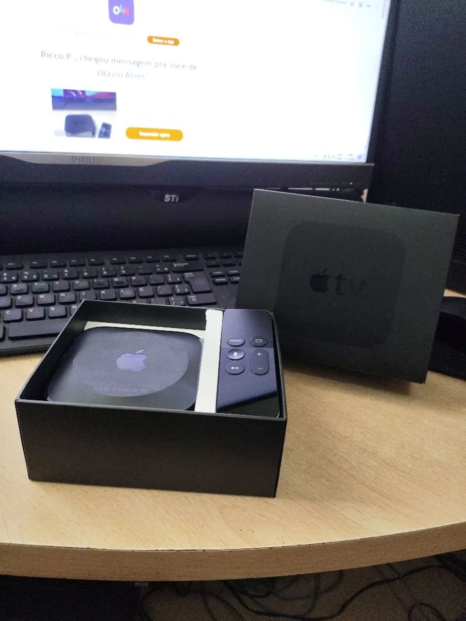 Apple TV 32GB - SIRI - compatível claro TV+ - Completa + Brindes Exclusivos