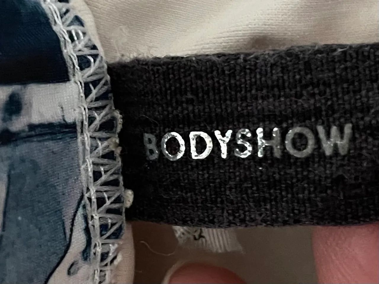 Sunga praia masculina tam P / M branco e azul da Body Show - Foto 4