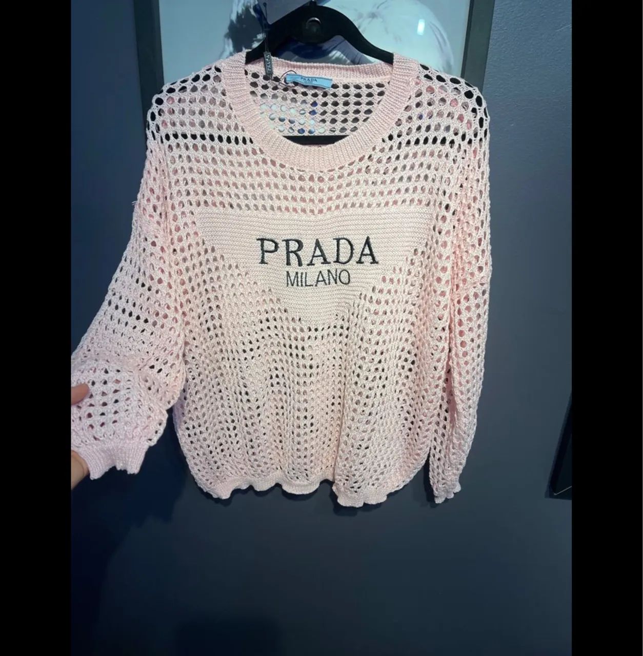Blusa tricot pink prada  - Foto 3