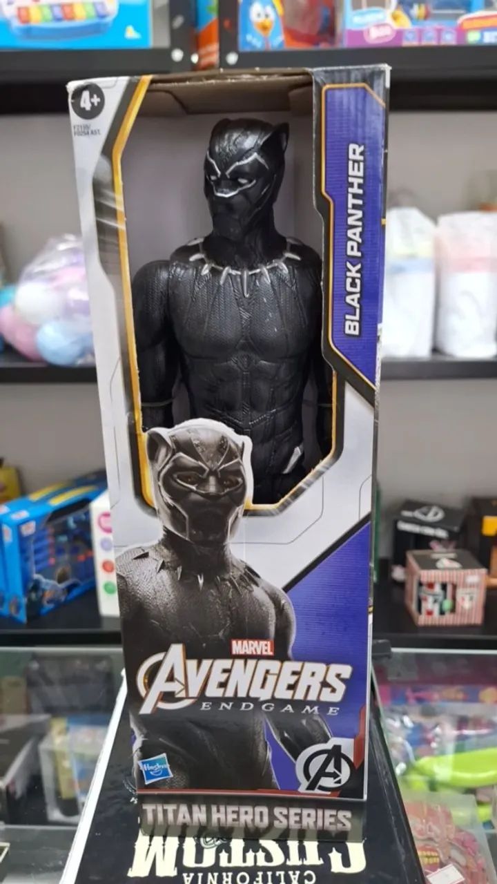 Juguete Figura Titan Black Panther Titan Hero Series Pantera Negra