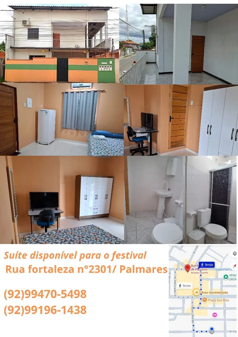 Suíte disponível para o Festival em Parintins.