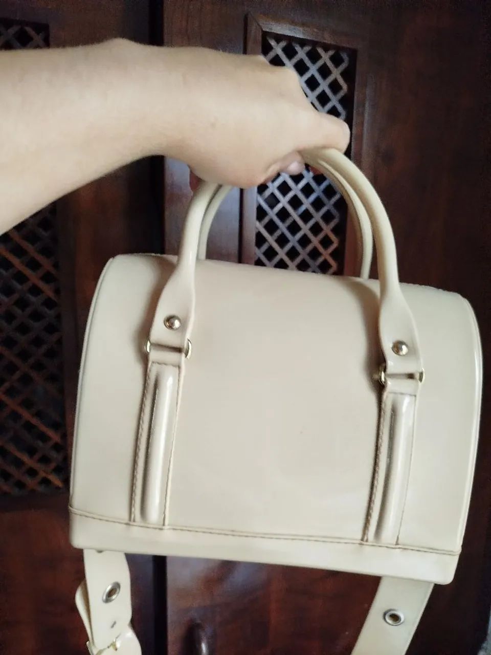 Bolsa Petite Jolie Bege - Foto 3