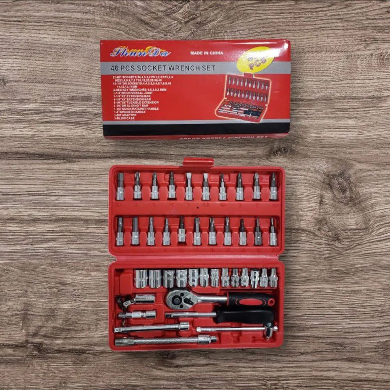 Kit De Ferramentas Com 46 Peças