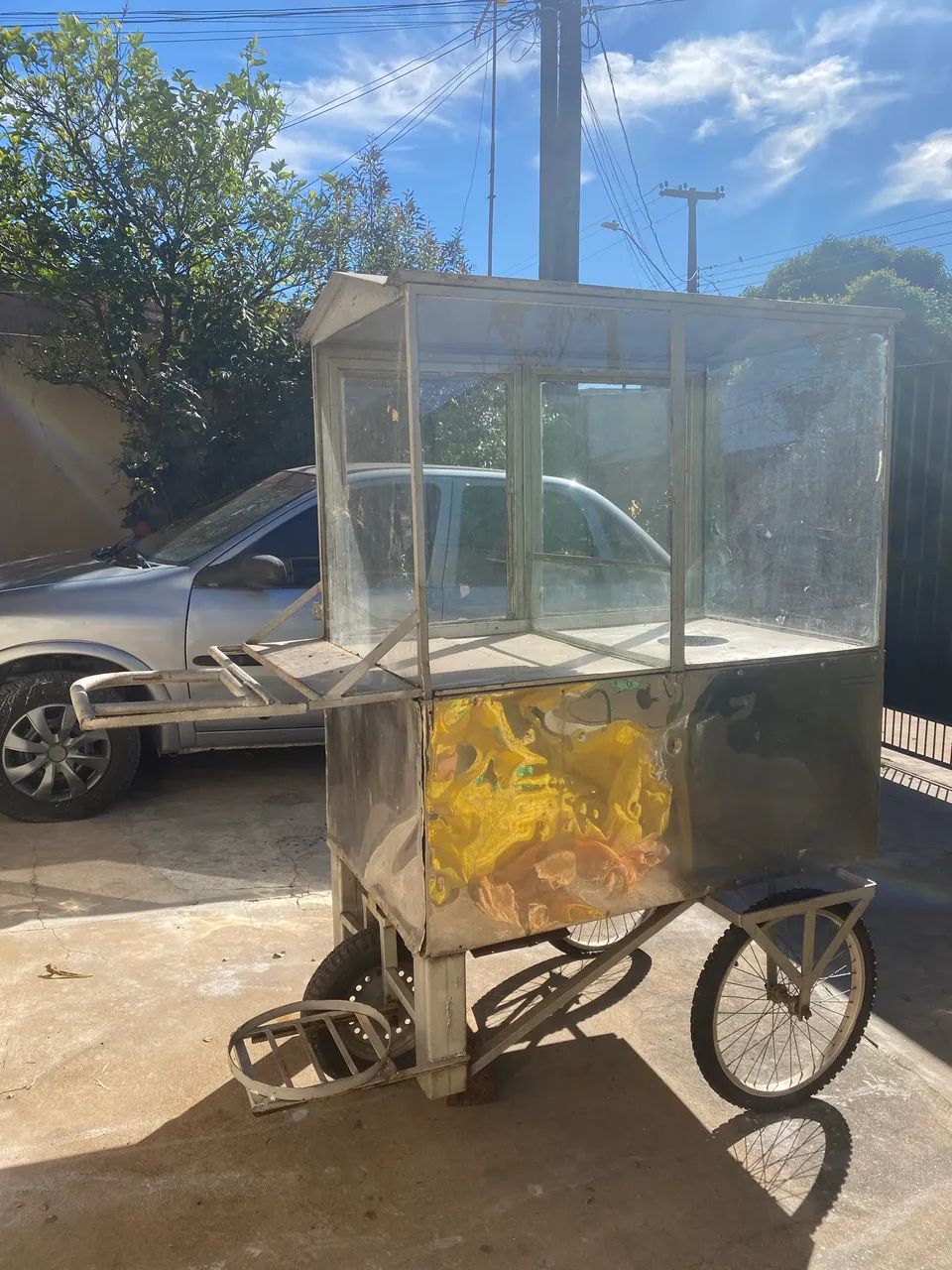 Carrinho para Pipoca/algodão doce, morango do amor  - Foto 5