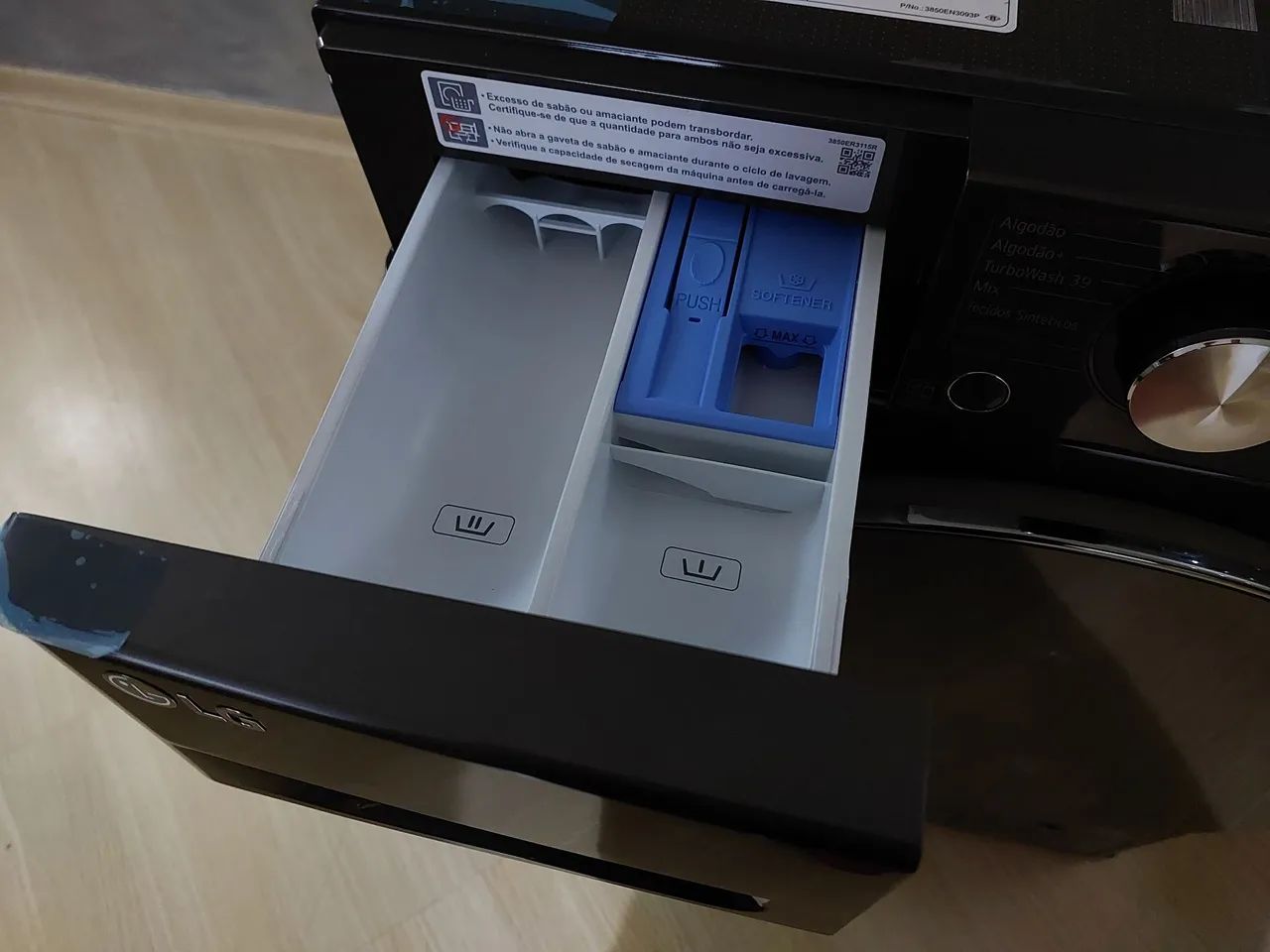 Lava e Seca LG Novo Smart 14kg Black Inox 110V - CV9014BC2  - Foto 6