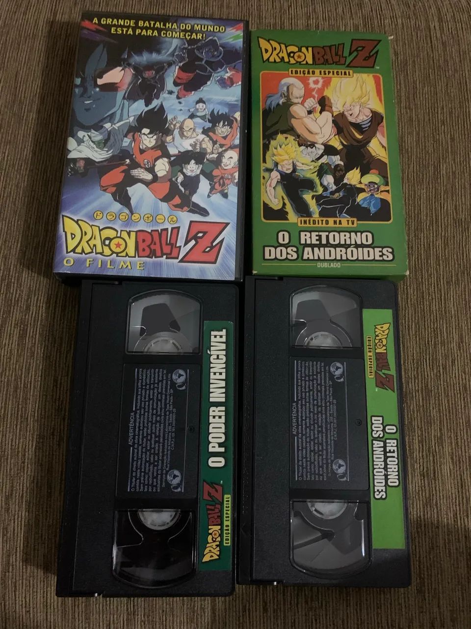 2 Vhs Dragon Ball Z O Filme e outro O Retorno dos Andróides Ler Descrição   - Foto 3
