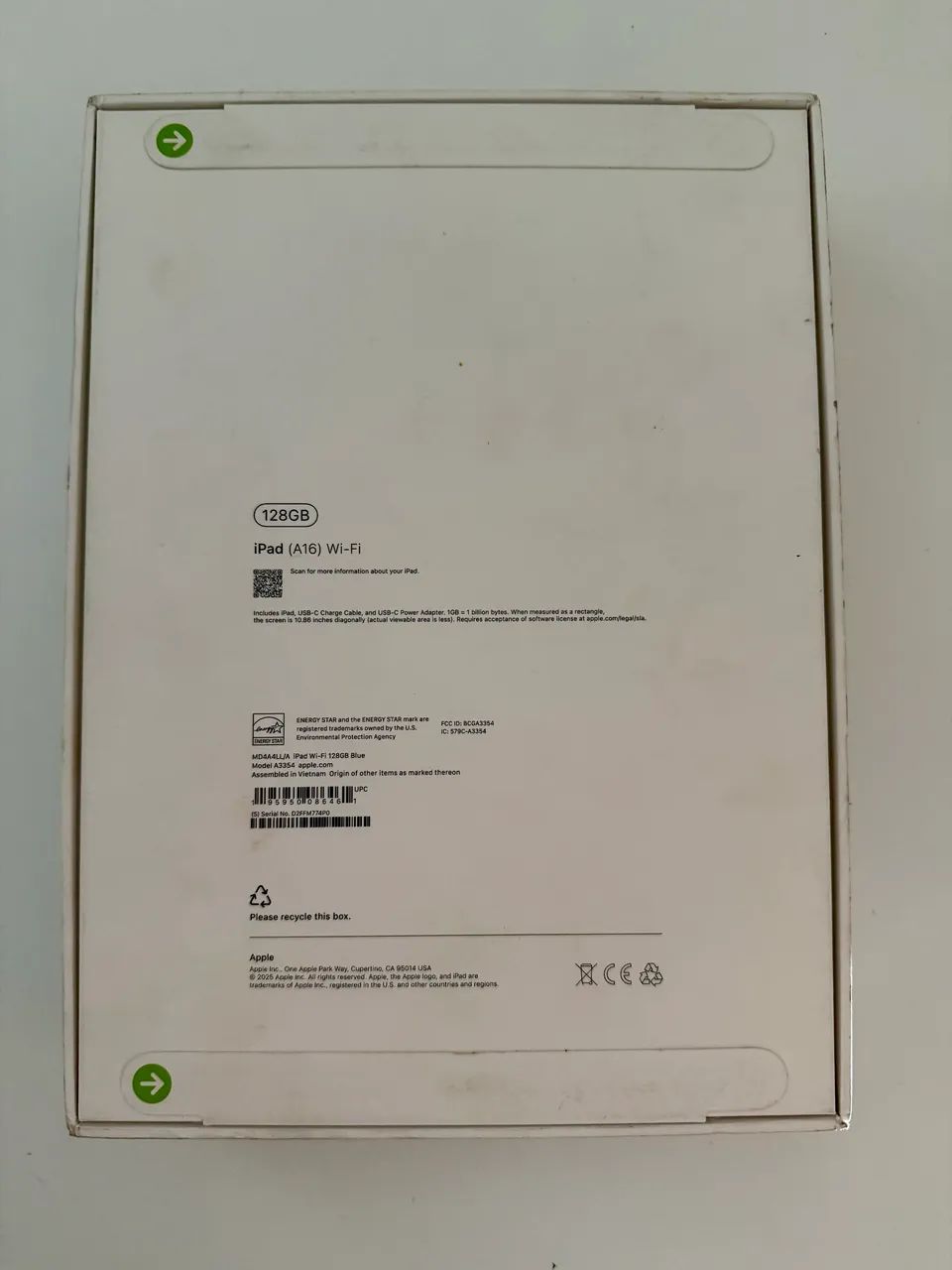 iPad 11ª Geração (A16) - 128GB - Wi-Fi - Azul - Novo na Caixa! - Foto 2