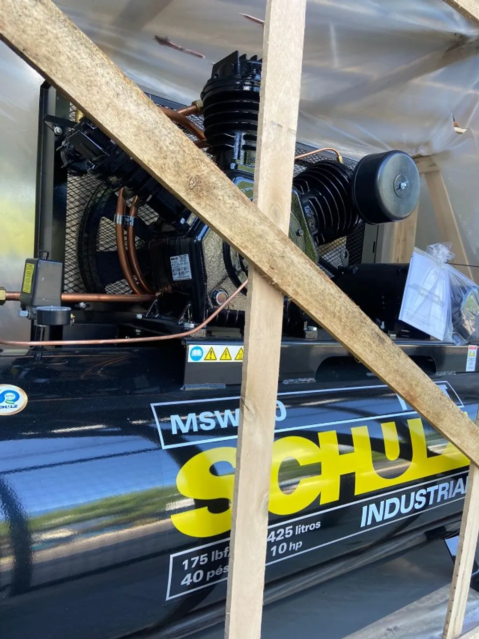 Compressor Fort Msw 40 Pés 425l 10hp 380v Trifásico - Schulz - entregamos no seu endereço