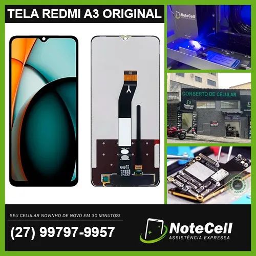 Tela para Xiaomi Redmi A3 Original - Instalação em 30 minutos!!!